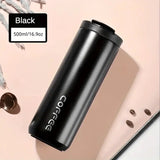 500ml/16.9oz Vacuum Flask WideMouth Travel Mug Perfect Home Office Kitchen Outdoor Iced Beverages Hot Beverages