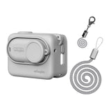 Sports Silicone Protective Case Cover with Lanyard Neck Strap Shock-Proof for Insta360 GO 3S Camera Accessories