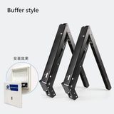 Multifunctional living room cold rolled steel wall-mounted hardware concealed folding stool