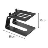 Desktop Pair Tabletop Speaker with Vibration Absorption Pads - 7.1"x5.1", Multipurpose Studio Monitor Stands