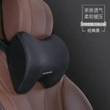 Car headrest protects cervical vertebrae for safe driving