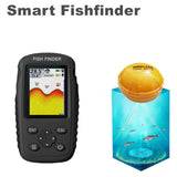 Portable Rechargeable Handheld Fish Finder Wireless Sonar Sensor Depth Locator
