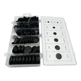 170PCS Rubber Grommet Assortment Firewall Hole Electrical Wire Grommet Gasket Kit For Wire Plug And Cable Protect Bush 7 Size