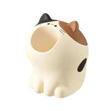 Shape Cute Adorable Pen Holder Set Dinosaur Dolphin Penguin Resin Pencil Organizer Desk for Students