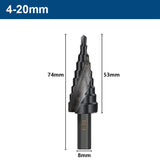 3 Pieces Of Metal Hole Drilling Tools With Auger Bit Metal Drill Bits For Steel (4-12/20/32Mm)