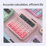 Desktop Calculator 12 Digit Large LCD Display Big Button Calculators Solar Power and Battery Operated Suitable for Office