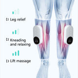Smart Leg Massage 3 Modes Vibration Leg Air Compression Massager Wireless Electric Air Compress Foot Air Pressure Massage