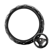 Rhie Car Cover Sleeve With Sparkly Rhies Anti-SlipCar Wheel Protector Auto Steering