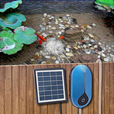 1.5W 3600mAh Solar Fish Tank Oxygenator - Oxygen Pond Air Pump, Fishing Aerator for Aquarium.
