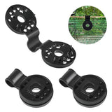 50PCS Shade Cloth Clips Shade Fabric Clamps Accessories Grommets For Net Mesh Cover Sunblock Fabric In Garden Backyard