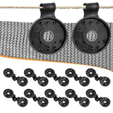 50PCS Shade Cloth Clips Shade Fabric Clamps Accessories Grommets For Net Mesh Cover Sunblock Fabric In Garden Backyard