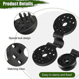 50PCS Shade Cloth Clips Shade Fabric Clamps Accessories Grommets For Net Mesh Cover Sunblock Fabric In Garden Backyard
