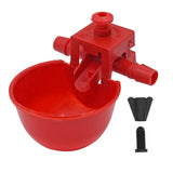 50Pcs Chicken Drinker Drinking Cups for Chicken red Quail Chicken Waterer Bowl Automatic Poultry Coop Feeder water Drinking Cups