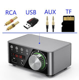 50WX2 Bluetooth 5.0 Power Amplifier Board TPA3116 Receiver Stereo Home Car Audio Amp USB U-disK TF Music Card Player