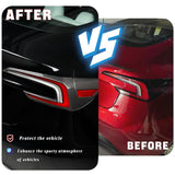 Real Carbon Fiber for Tesla Model 3 Highland 2024 Car Tail Cover Rear Brake Light Guard Trim Exterior Accessories