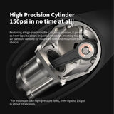 Ridenow 150Psi Mini Electric Portable Riding Air High Capacity Battery MTB Road Bike Pump