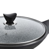 Korean Pot with Glass Lid - Reusable for Bibimbap & Soup, Cookware