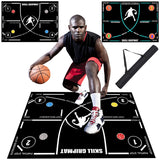 Basketball Dribble Mat - Shock Absorbing, Silent for Youth and Adult Ball Control Training