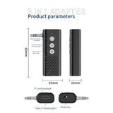 3 IN 1 Wirless Receiver Transmitter Bluetooth 5.3 Support TF Card Transmission With 3.5MM Metal For TV Headphones Car