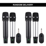 Professional UHF Wireless System Handheld Cordless Microphone &Receiver Rechargeable Mic 16 Channels for Video Live