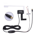 12V Glass Mount Car DAB Digital Radio Patch Aerial Adhesive Transparent Built-in Antenna European