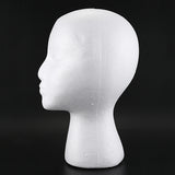 Mannequin Display Hat Cap Wig Holder White Foam Head