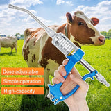 50ml Verterinary Continuous Medicine Feeding for Gun Cow Pig Goat for Livestock Medicine Drenching Gun
