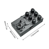 M-VAVE Effects Pedals Heavy Metal Electric Guitar Overload Distortion Effector 3-section EQ Adjuster British Pedal