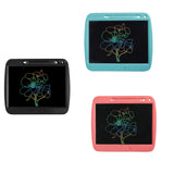 Rechargeable LCD Writing For Kids, 9 Inch Colorful Doodle Board, Erasable Tablet Drawing Pad