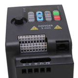 SAKO Variable Frequency Drive 2.2KW Single Phase To 3 Phase VFD Mini Frequency Inverter AC 220V Input AC 0‑220V Output