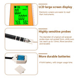 6in1 Soil Tester pH/EC/Moisture/Light/Humidity/Temp High Accuracy Digital Hygrometer pH Meter for Gardening Farming