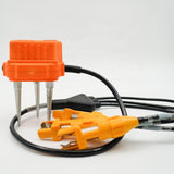 DTCC Triaxial Geophone,3c High sensitivity 5 Hz C Geophone 5hz With 3 Pcs Kck Screw Fit Male Connector
