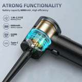 Duster Electric Rechargeable Cordless Blower Compressed Air For Cleaning Computer Keyboard Camera Car Home