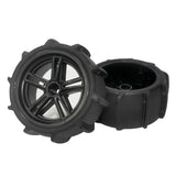 4Pcs 115Mm Snow Sand Tire Tyre Wheel For Hosim Xinlehong 9125 9116 XLF X03 X04 Wltoys 124019 104001 104009 RC Car Parts