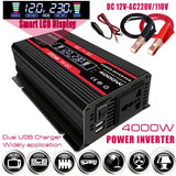 110V/220V 18W Solar Panel+30A Chargers Controller+4000W Modified Sine Wave Inverter Solars Panels System Power Generation Kit