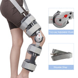 Knee Joint Fixation Brace Fracture Ligament Strain Medical Bracket Adjustable Postoperative Meniscus Lower Extremity Fixator