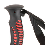 Walking Cane Hand Grip Portable Hiking Pole Handle for Rock Climbing Camping