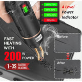 200W high-power gun wireless portable hot plastic welding hine stapler bumper repair car kit