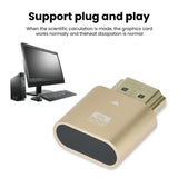Software Into Full Operation with Virtual Display Trick Monitor Productivity Enhance Graphics Card for Camouflaged