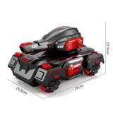 2.4G RC Armored Children Remote Control Toys for Boys Gesture Controlled Water Bomb Tank Electric Car Kid Toy Gift