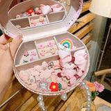Children's Accessories Gift Little Hairpin Set Box Headdress Hair Clip Princess Girl Baby Jewelry
