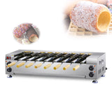 220V 110V Chimney Cake Oven Grill hine Stainless Steel Bread Roll Ice Cream Cone Kurtos Kalacs Waffle Maker