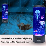 1pc Color-Changing Jellyfish Lava Lamp - Battery Or USB Powered Smart Home Light