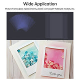 100/50 SheetsClear PVC Flexible Transparent Plastic Sheet for DIY Projects Scrapbooking Handmade Shaker Cards Cover Album Photo