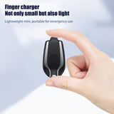 1500mAh Portable Keychain Charger Type-C Ultra-Compact Mini Battery Pack 5V Fast Charging Backup Power Bank For iPhone Android