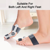 Bunion Corrector Adjustable Valgus Brace Rotatable Big Toe Orthopedic Straightener Unisex Foot Thumb Correction Fix Belt