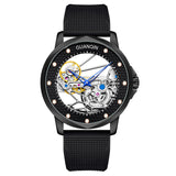 GUANQIN Business Sapphire Mechanical Automatic Winding Men's Watch Stainless Steel Waterproof Bracelet Accessories 2022 New