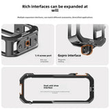Insta360 Cage Metal Protective Action Camera Rig for insta360 X4 Extend Mic Video Light VRIG model GA-01 compatible