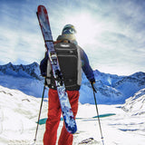 65L Large Capacity Ski Boot Bag - Helmet and Clothing Storage for Men and Women, Adjustable, Waterproof for Camping, Hiking, Skiing