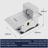 Automatic Electric Twisting Knotter Tying Sausage Binding hine Sausages Linker Equipment